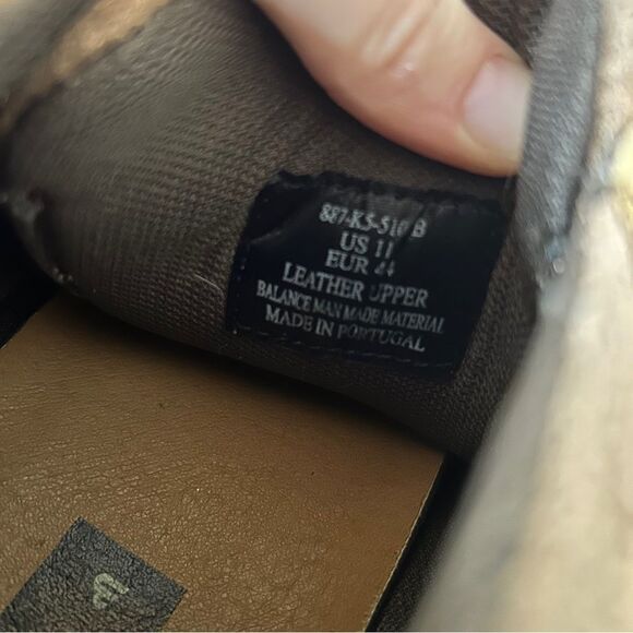 Bullboxer High Top Tan Leather Lace Up Shoes Men's 11 Some Stains & Wear see pix - Picture 4 of 11